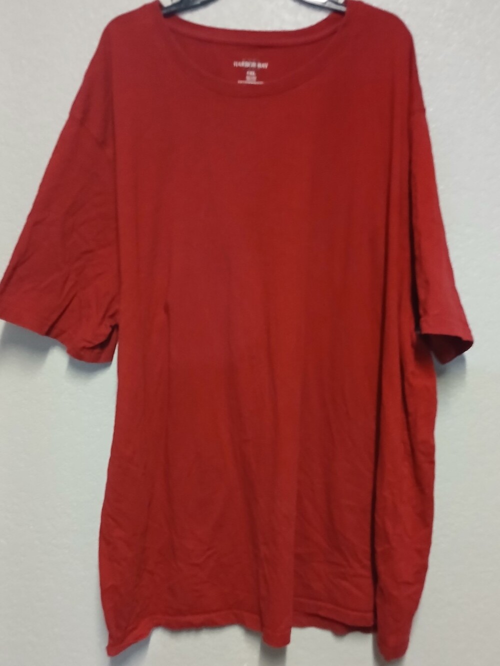 Maroon Harbor Bay 5XL Plain Long Length T Shirt No Design